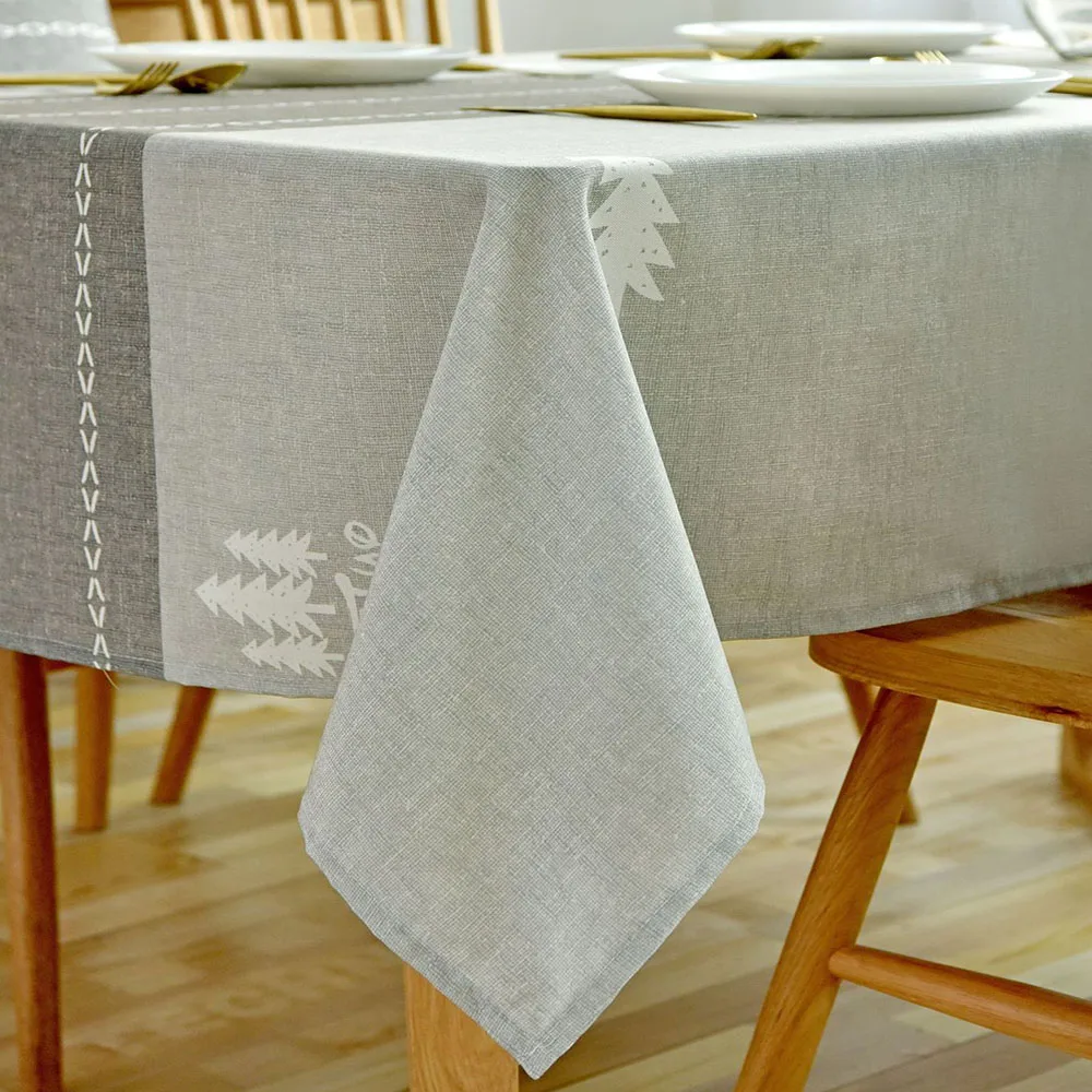 

Nordic linen tablecloth pure cotton hotel picnic table rectangular table cover home dining table coffee table decoration