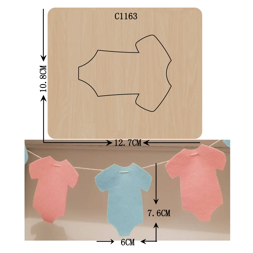 New card Wooden die Scrapbooking C-1163 Cutting Dies Multiple sizes