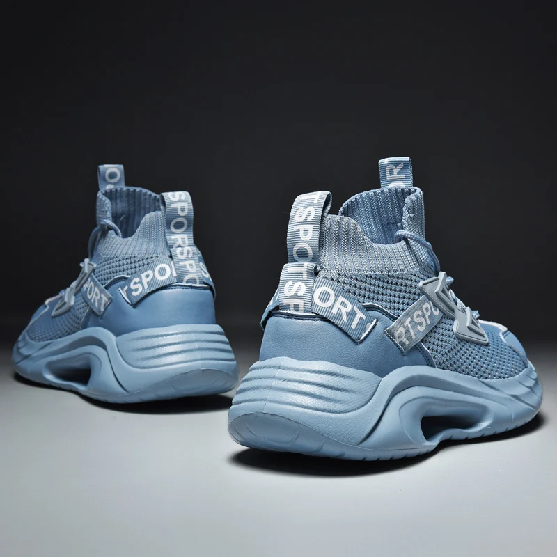 Кроссовки мужские сетчатые дышащие легкие спортивные туфли обувь для бега