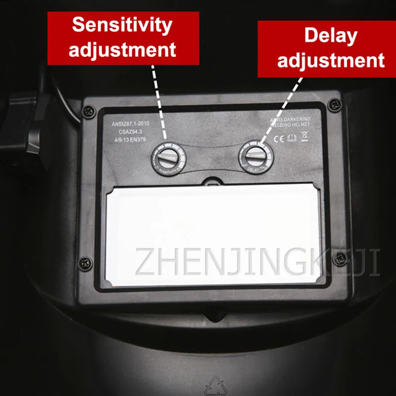 Fully Automatic Dimming Welding Masks Head-mounted Helmet Anti-roast Face Argon Arc For Mechanics Protective Equipment | Инструменты