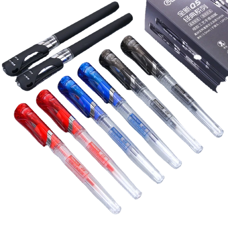 

12pcs Signature Black 0.5mm Office Gel Pen Student Exam Special Water Bullet-type Carbon Pen