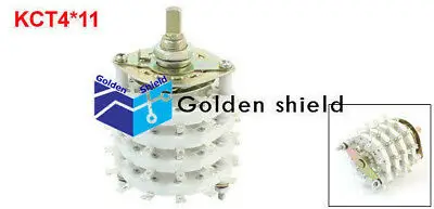 KCT4X11 4P11T 4-полюсный автоматический 11 пледы четыре стойки поворотный переключатель
