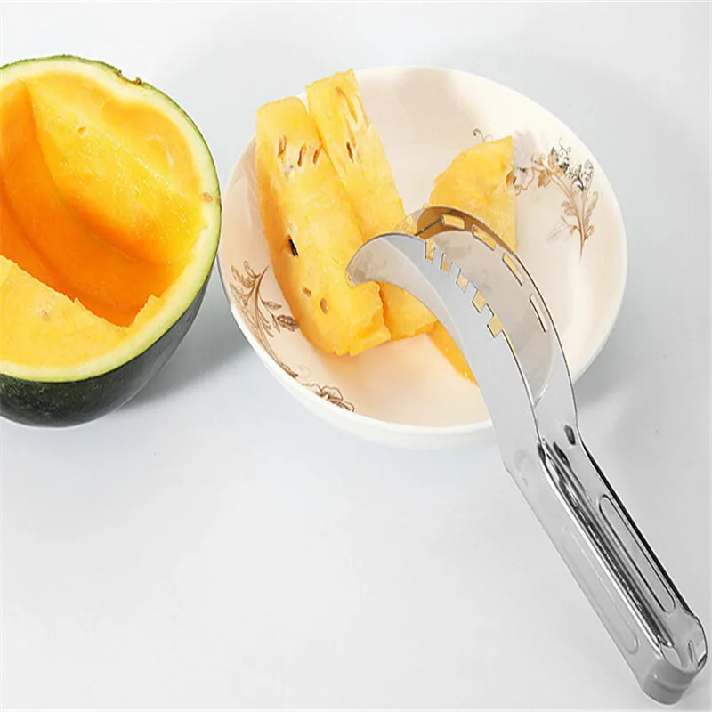 1 шт. нож из нержавеющей стали для резки арбуза фруктов и мороженое лопатка дыни