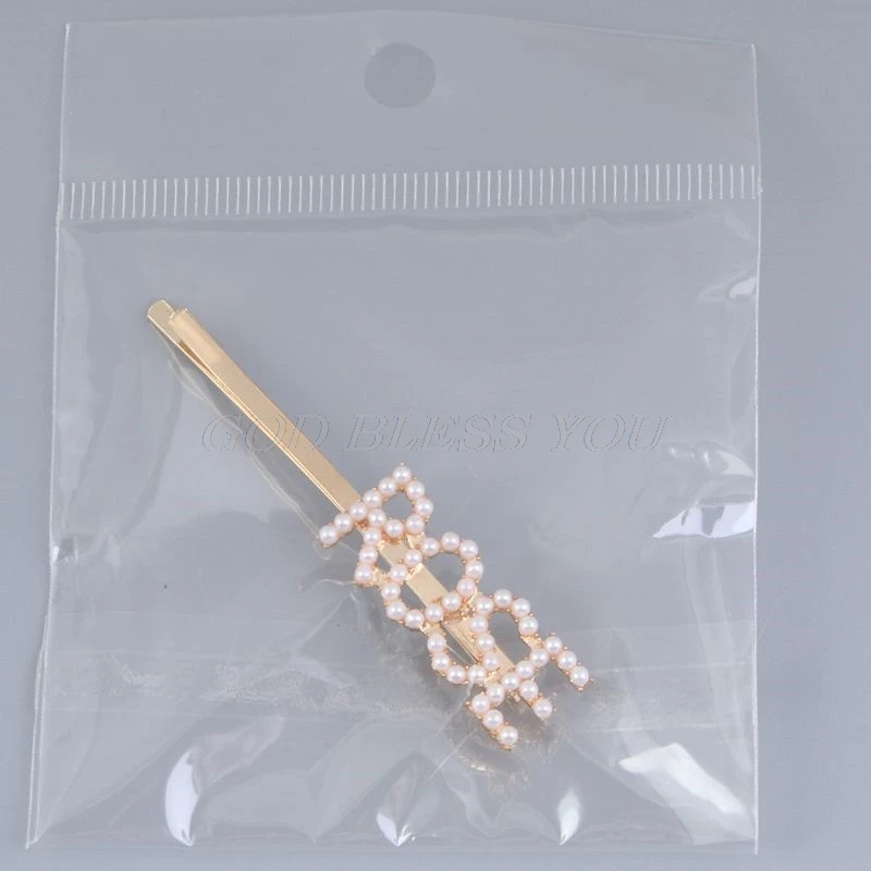 Женские металлические буквы Bobby Pins Kpop имя членов имитация жемчужины, горный хрусталь для волос зажим для поддержки болельщиков декоративные заколки