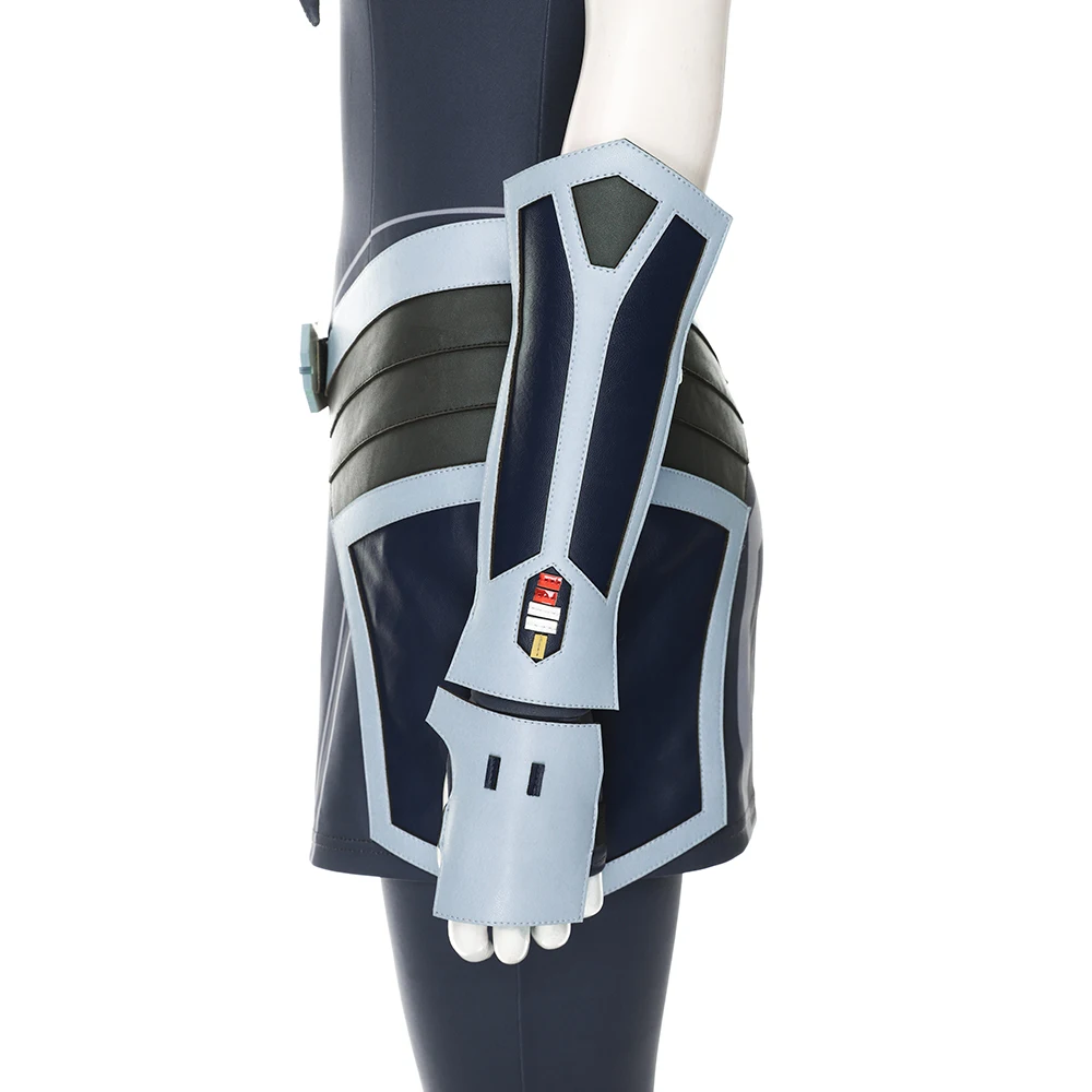 Ahsoka Tano Косплей Костюм Хэллоуин клон войны супергерой женщина наряд причудливый