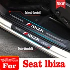 Защитная Наклейка на порог автомобиля, запчасти для сиденья Ibiza, Накладка на порог БАГАЖНИКА АВТОМОБИЛЯ, Виниловая наклейка, аксессуары для тюнинга автомобиля