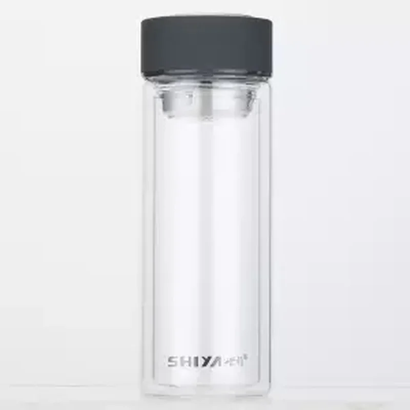 Утолщенные термостойкие стаканы из двойного стекла вместительные стеклянные