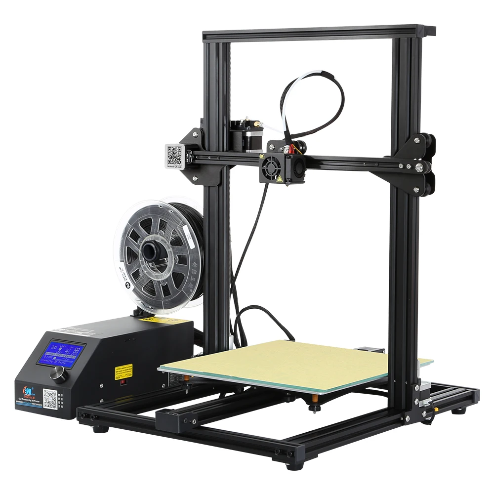 CR-10 CREALITY 3D CR-10/CR-10S принтер большой размер печати 300*300*400 мм Полу DIY 3d принтер комплект алюминиевая кровать с подогревом нить - Цвет: CR-10