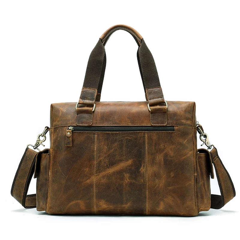 MVA мужской портфель из натуральной кожи большая сумка мессенджер Мужская офисная