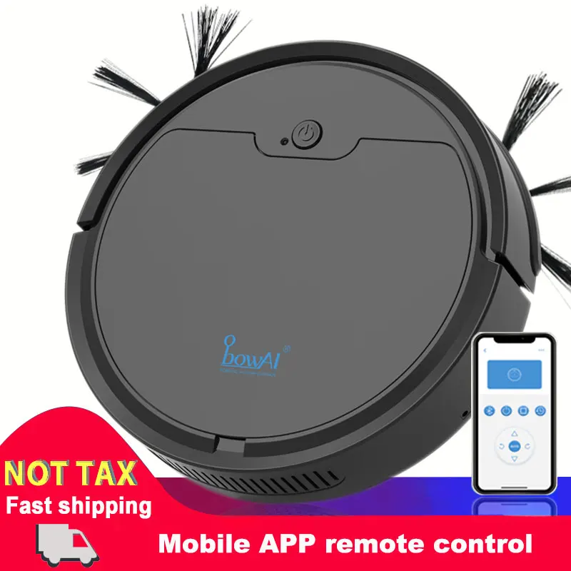 

2021 New Smart Robot Vacuum Cleaner 1800Pa Large Suction App Remote Control Vacuum Cleaner Home Multifunctional Wireless Sweeper