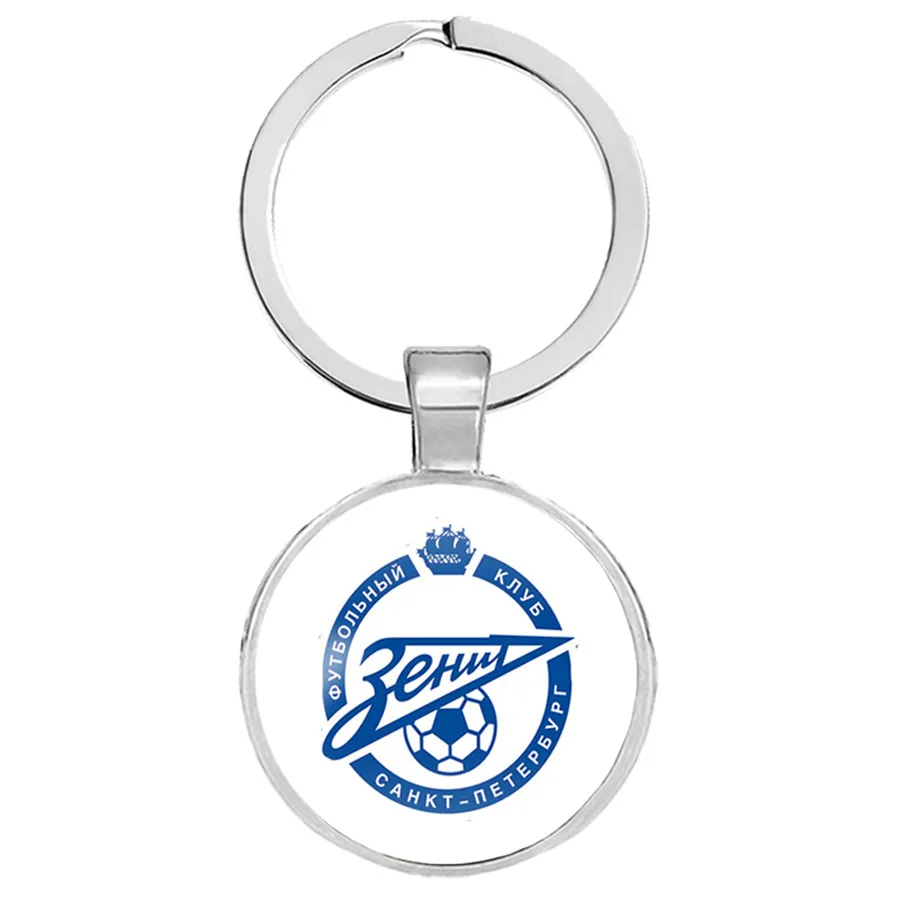 Горячая FC команда Зенит Санкт-брелки для ключей Россия Футбол командный символ