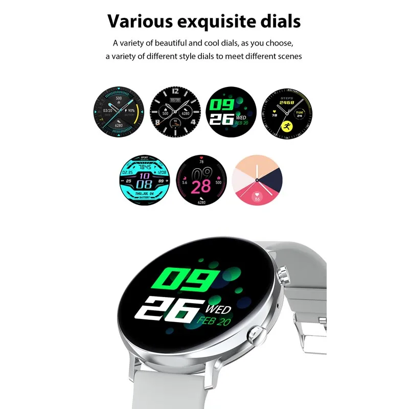 Женские Смарт часы Greentiger GW33 с Bluetooth и вызовом водонепроницаемые IP68 ECG PPG