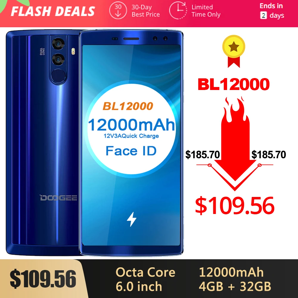 DOOGEE BL9000 смартфон 6 ГБ 64 Гб Helio P23 Восьмиядерный 5V5A флэш-зарядка 9000 мАч Беспроводная зарядка 5,9" FHD+ Android 8,1