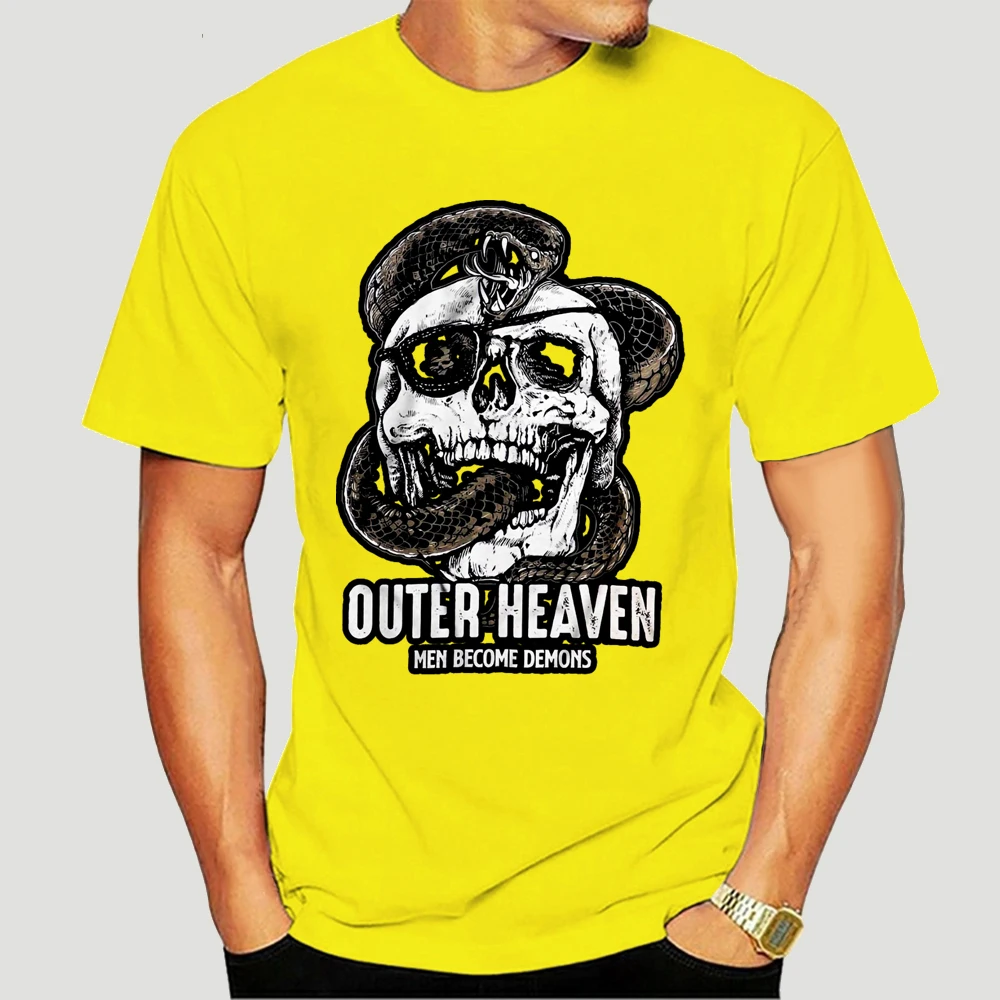 Мужская футболка с надписью внешнего неба мужская женская демоном 6670X | одежда