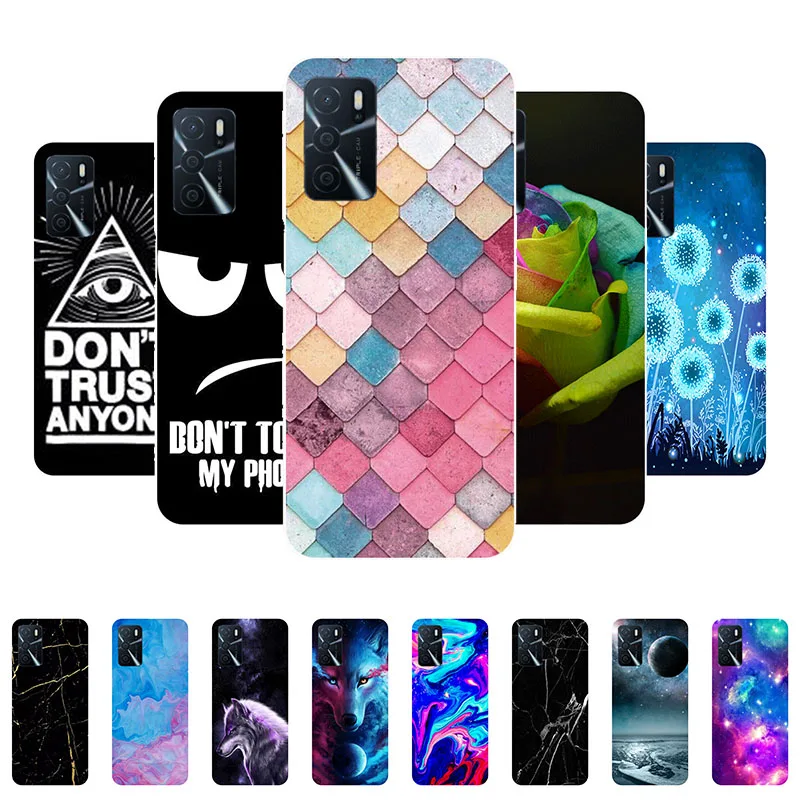 

For OPPO A16 Case Silicone Soft TPU Cover For OPPO A16 A 16 CPH2269 Phone Back Case OPPOA16 Bumper Funda Protective Shell