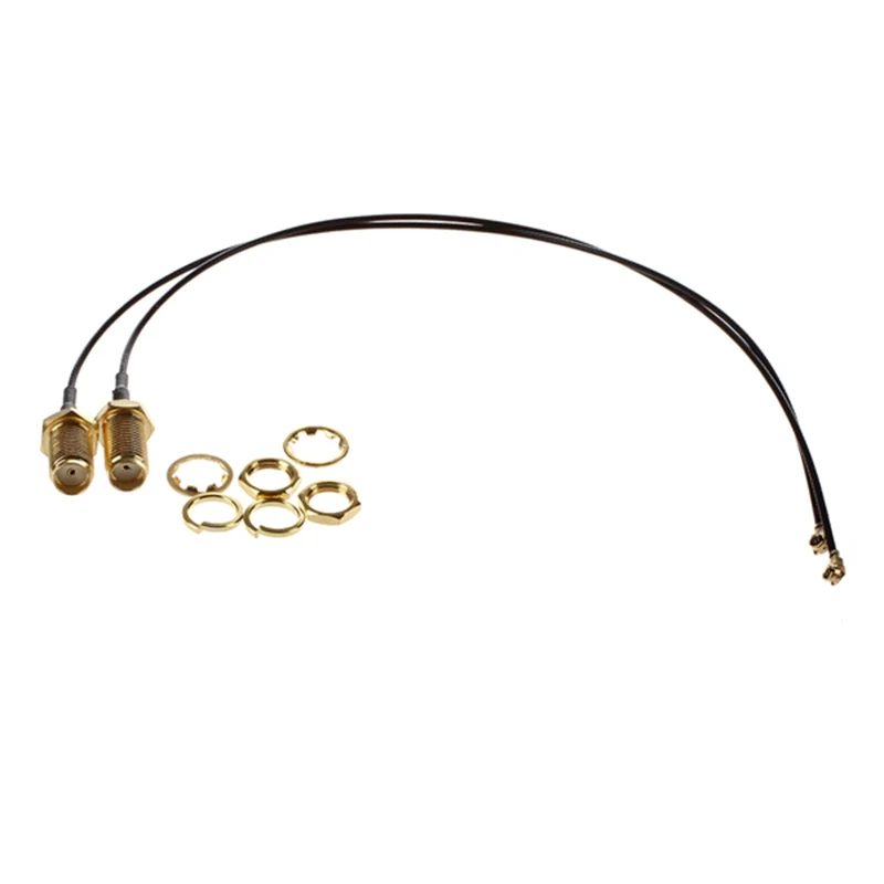 Комплект из 2 предметов. WLAN антенны Pigtail HIROSE u.fl SMA адаптер кабель IPEX RSMA 20