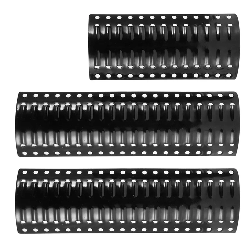 

2 Set Barbecue Grill Replacement Heat Plate Burner Shield Stainless Steel Adjustable Length From 12 to 19.5Inch