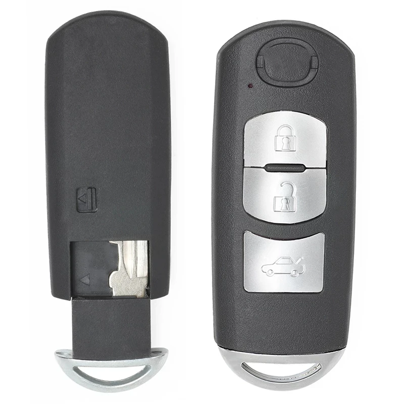 Keyecu без ключа флэш-памяти 3 кнопки 433 МГц чип PCF7953P ID49 для Mazda 6 Mazda3 Mazda6 2017 2018