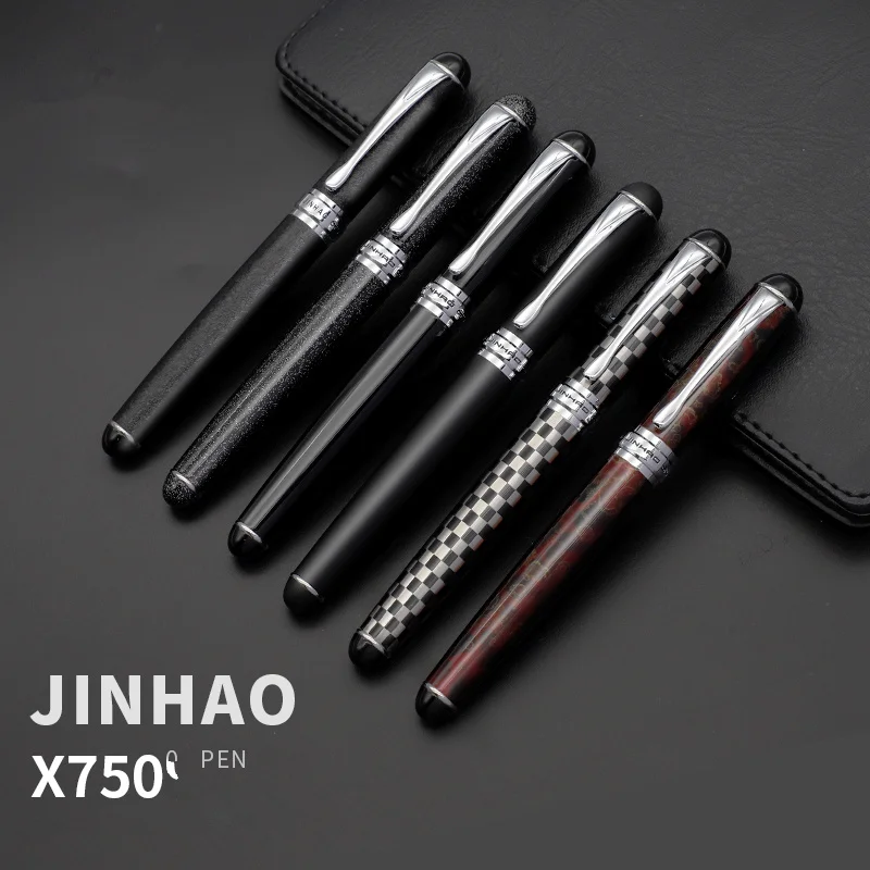 Jinhao 750 высокое качество Iraurita авторучка Золото Серебро Блестящий цветочный узор