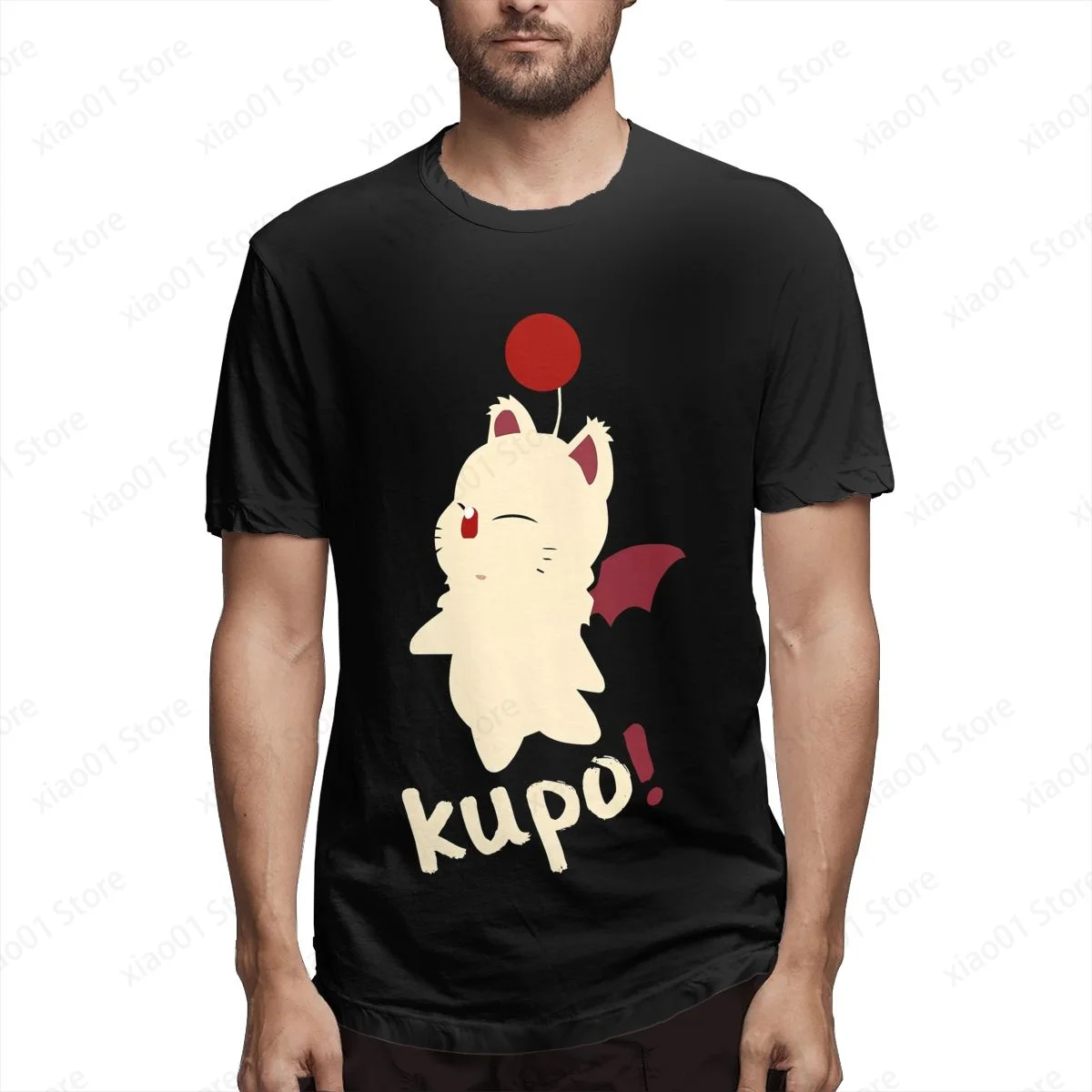 

Final Fantasy - Kupo T Shirt Men Women Graphics Harajuku T-Shirt Creativity Short Sleeve Tee Tops