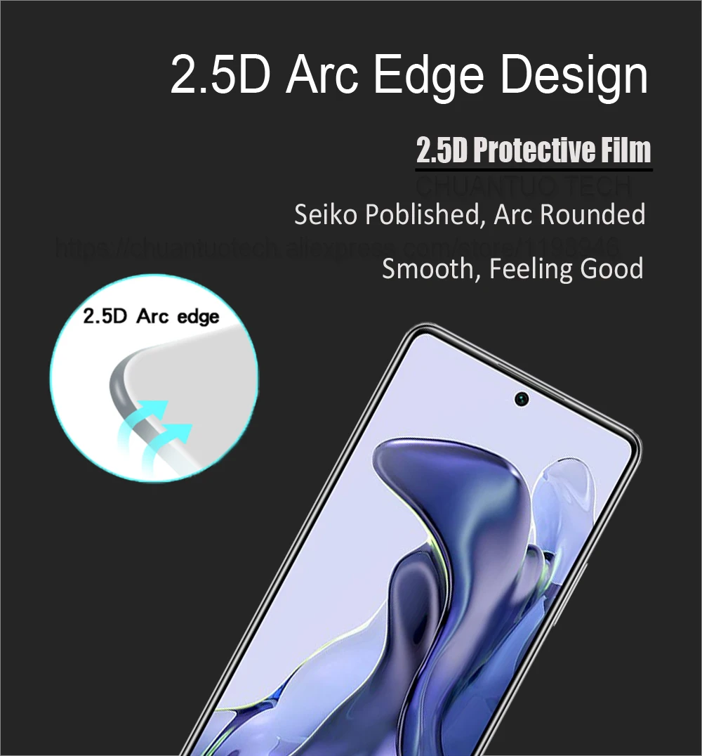 75 pcslot 2 5d premium tempered glass full cover screen protector protective film for xiaomi 11t11t pro11 lite 5g ne free global shipping