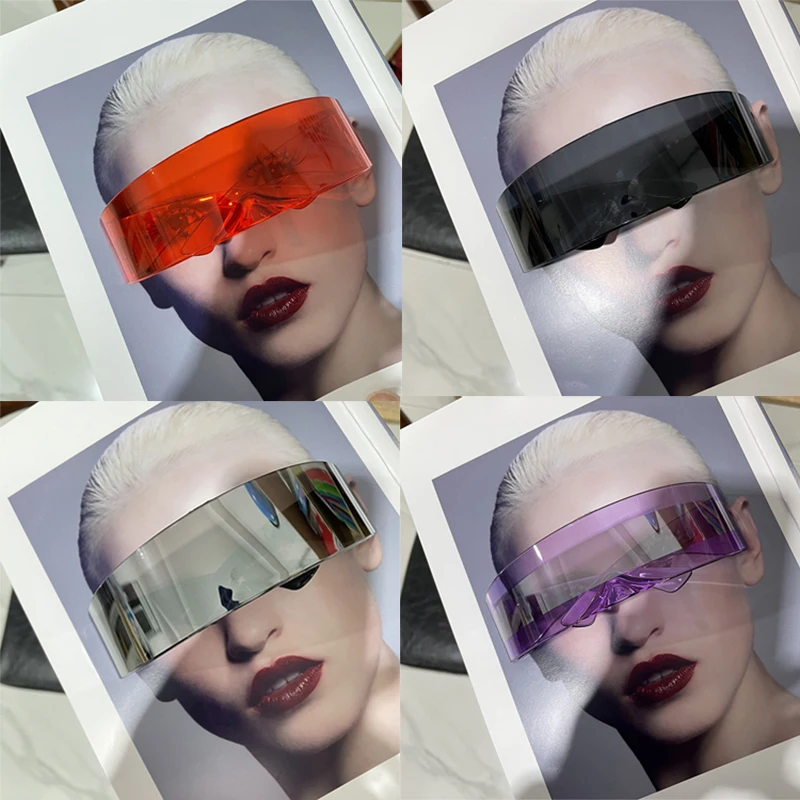 

Hot Sale Technology Sense Glasses Outdoor Hiking Sports Hip Hop Street Sunglasses Rectangular Men Women Fashion Sunglasses