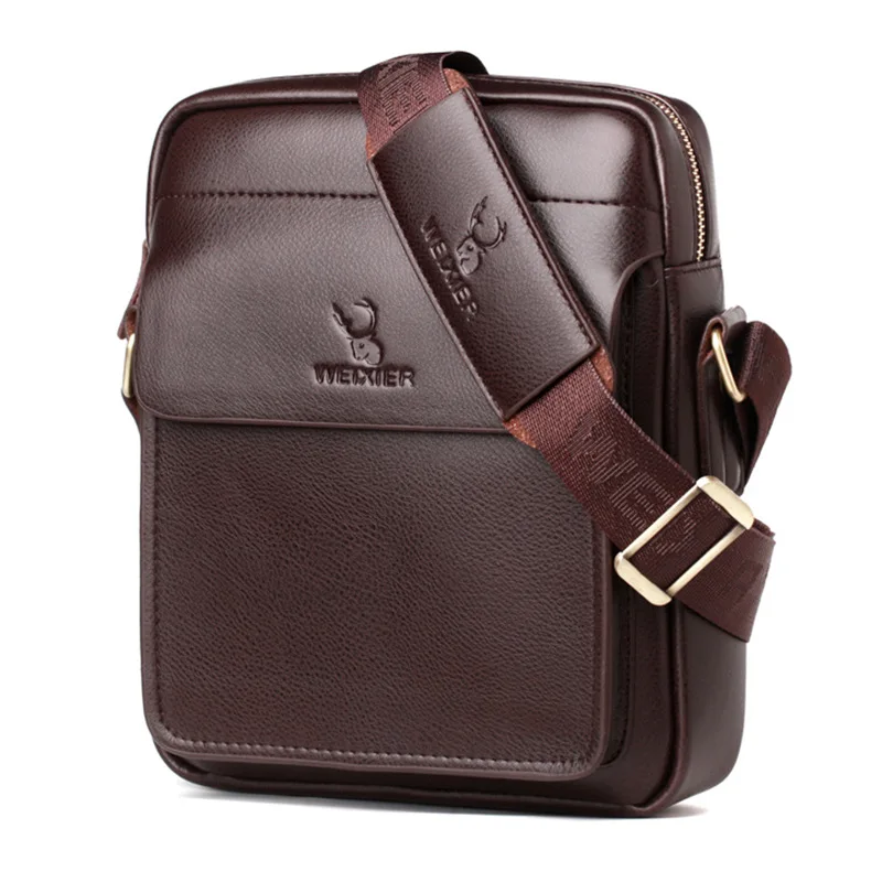 

New Casual Men Shoulder Bag Vintage Crossbody Bag High Quality Male Bag Genuine Leather Handbag Capacity Men Messenger Bags Tote