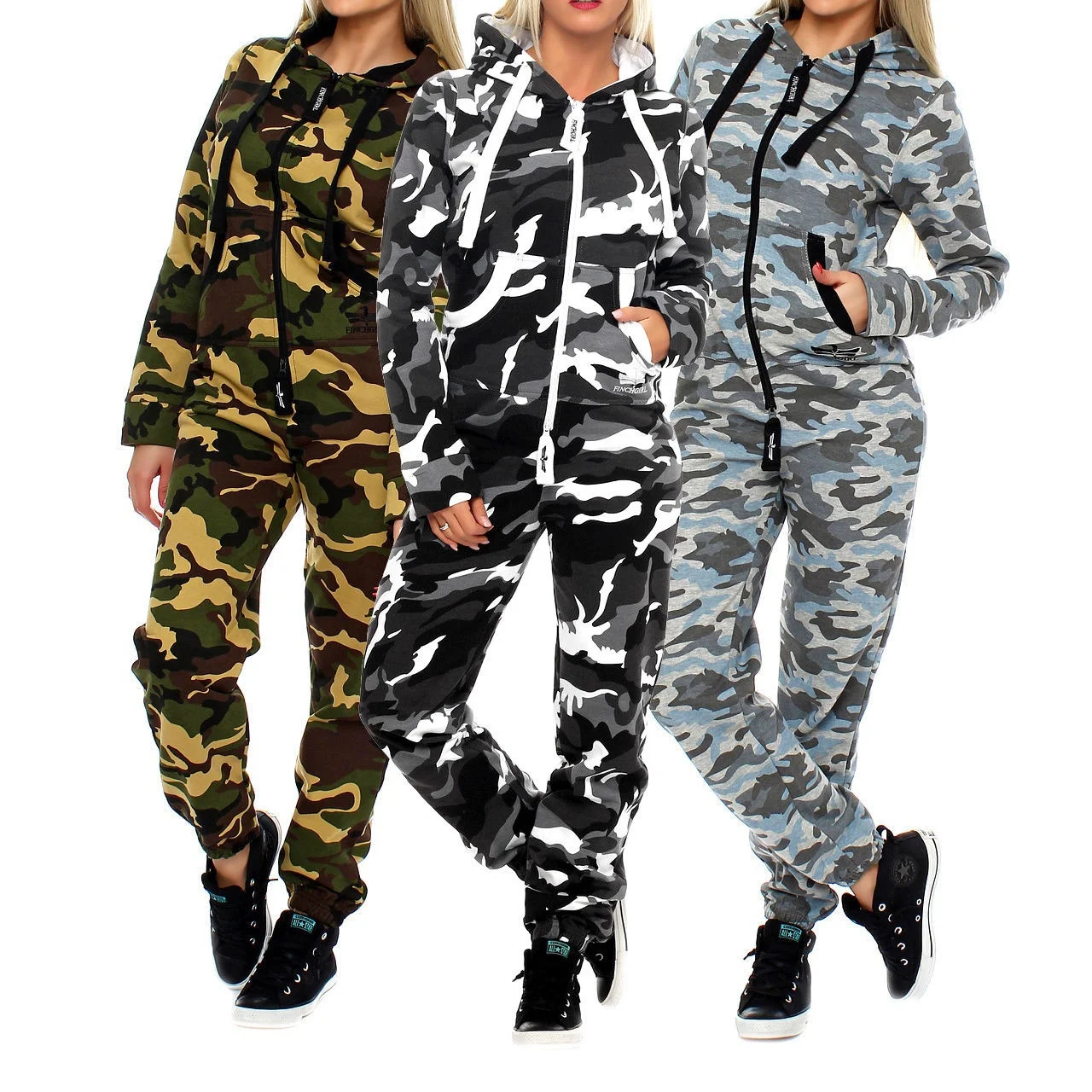 

ZOGAA Sets Women New Fashion Camouflage Tracksuit Jogging Suit Hooded Sweatshirt Pants 2 Piece Hoodies S-2XL Casual Outfits