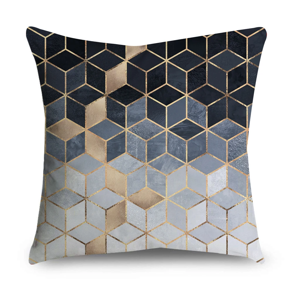 Декоративный Красочный геометрический чехол из полиэстера|Наволочки| |