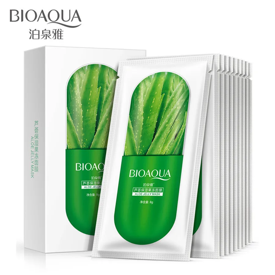 Увлажняющая Маска BIOAQUA с черникой и вишней-Желе маски для лица контроль жирности