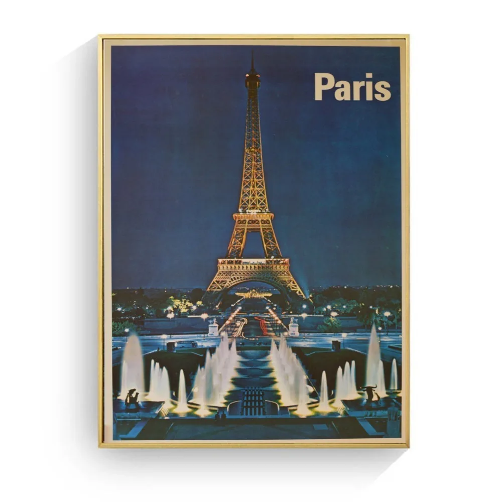 Vintage Paris Original Artwork Posters And Prints Canvas Printed Painting Art Wall Pictures Home Decor Living Room Decoration | Дом и сад
