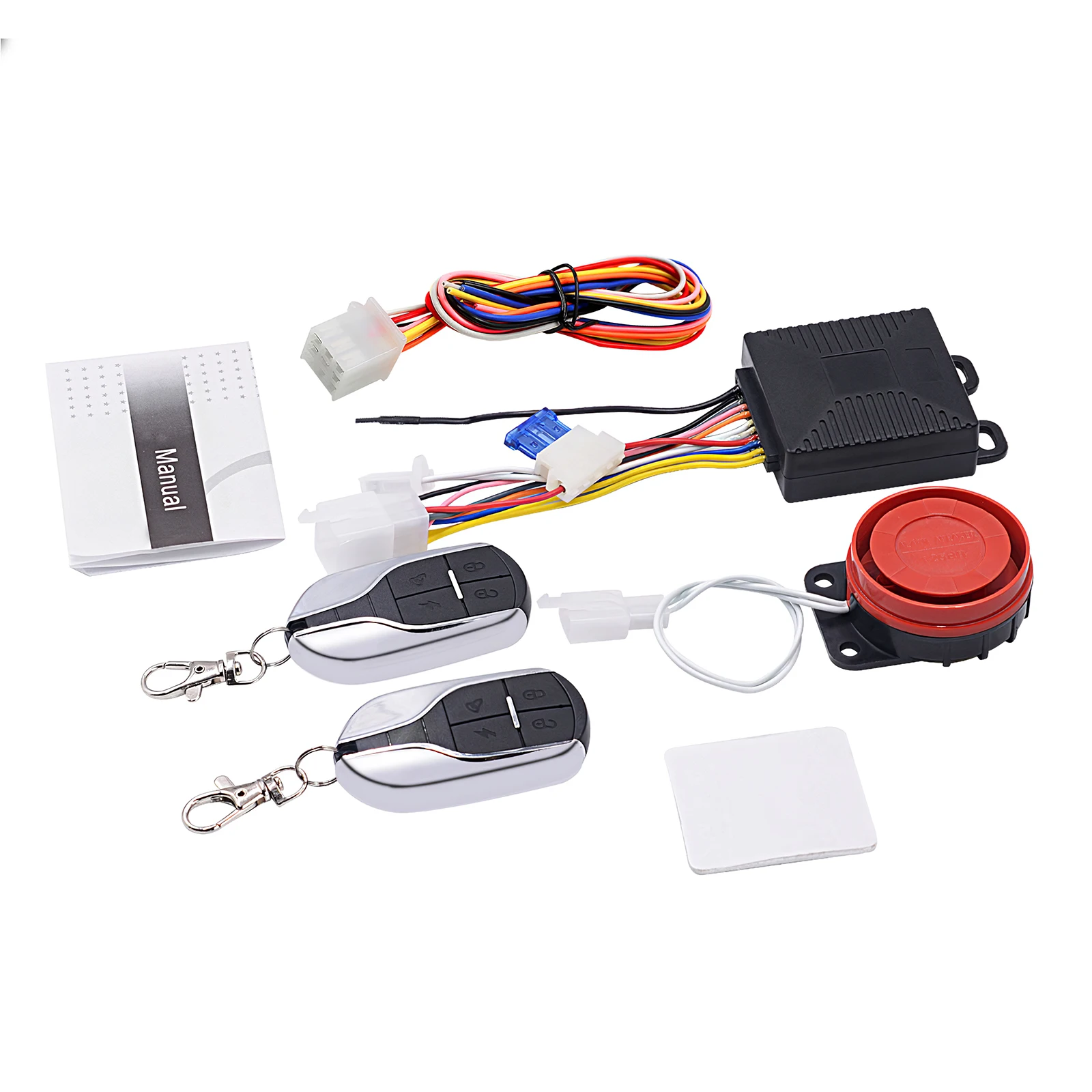 

9V battery scooter electric vehicle one-way motorcycle anti-theft alarm anti-secant anti-shear lock one-way anti-theft device