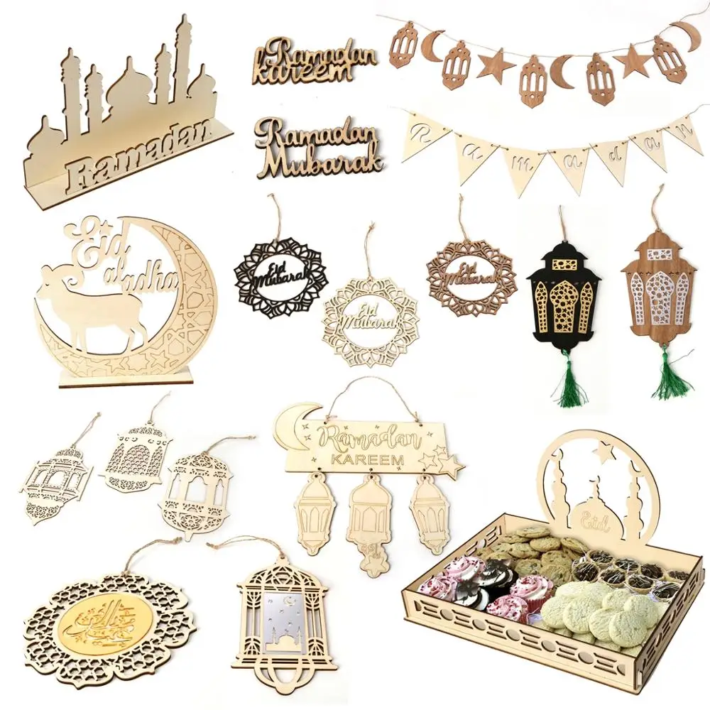 

Eid Mubarak Decor Islamic Wooden Pendant Ramadan Kareem Decor Islam Muslim Party Decor Eid Ramadan Mubarak Gifts Eid Al Adha
