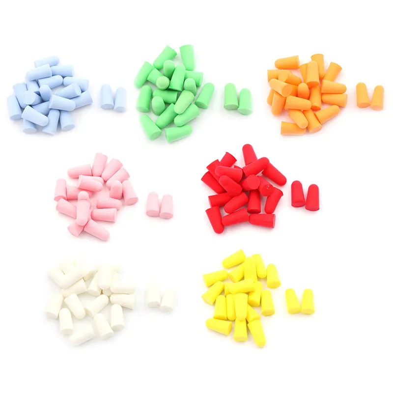 

New 10 Pair PU Foam Ear Plugs Anti Noise Snore Earplugs Comfortable For Study Sleep