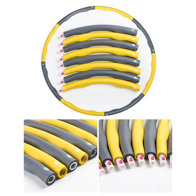 6 узлов фитнес спорт обруч Йога талия упражнения для похудения спортивный