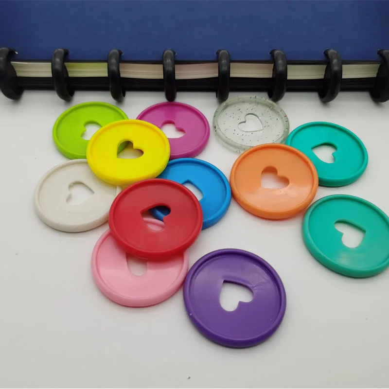 100 шт. 35 мм гриб отверстие переплет диск для книг вязка диски планировщик Пластик