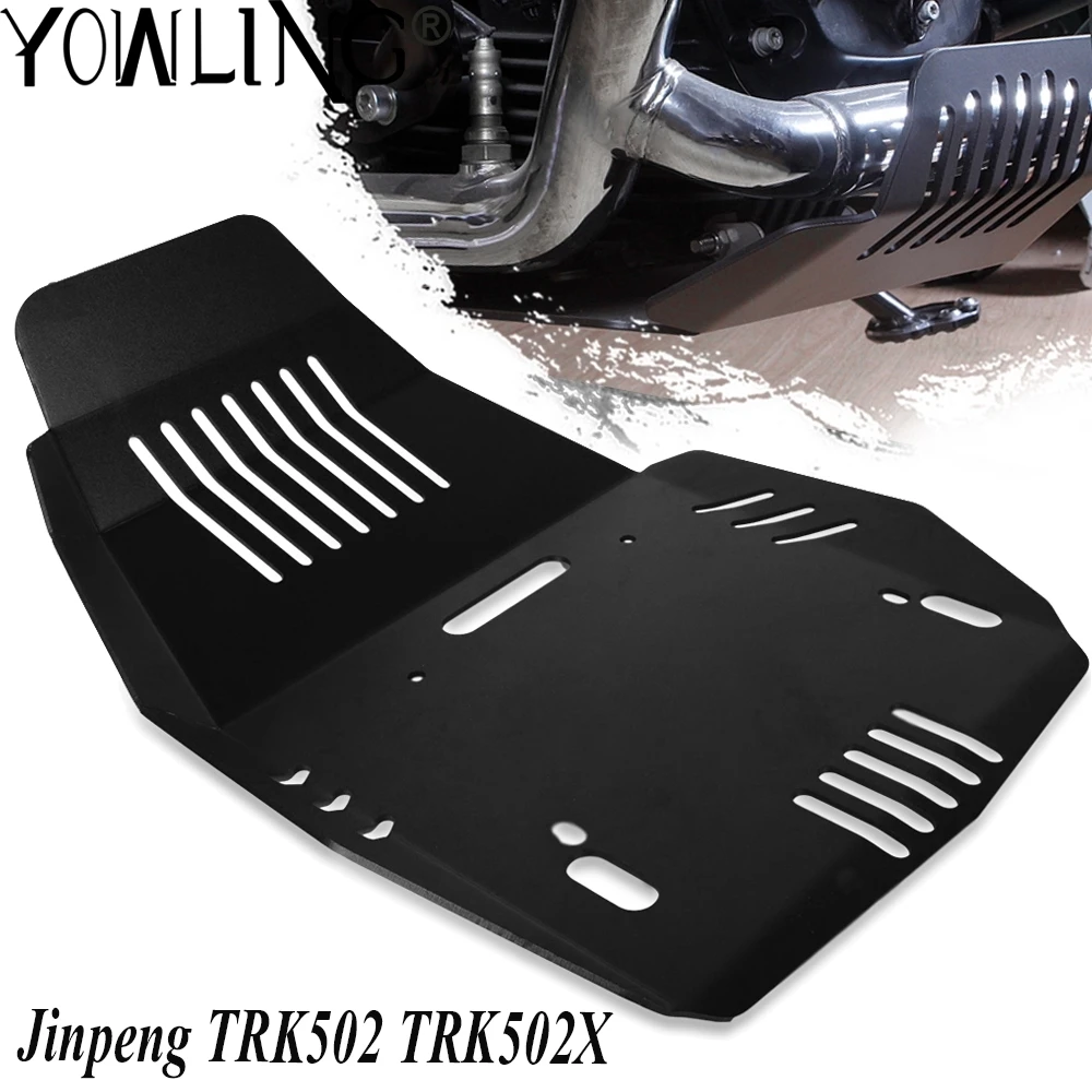 Motocycle Accessorie Aluminium Alloy Skid Plate Bash Frame Guard Cover For Benelli Jinpeng TRK502 TRK502X TRK 502 502X 2018-2019