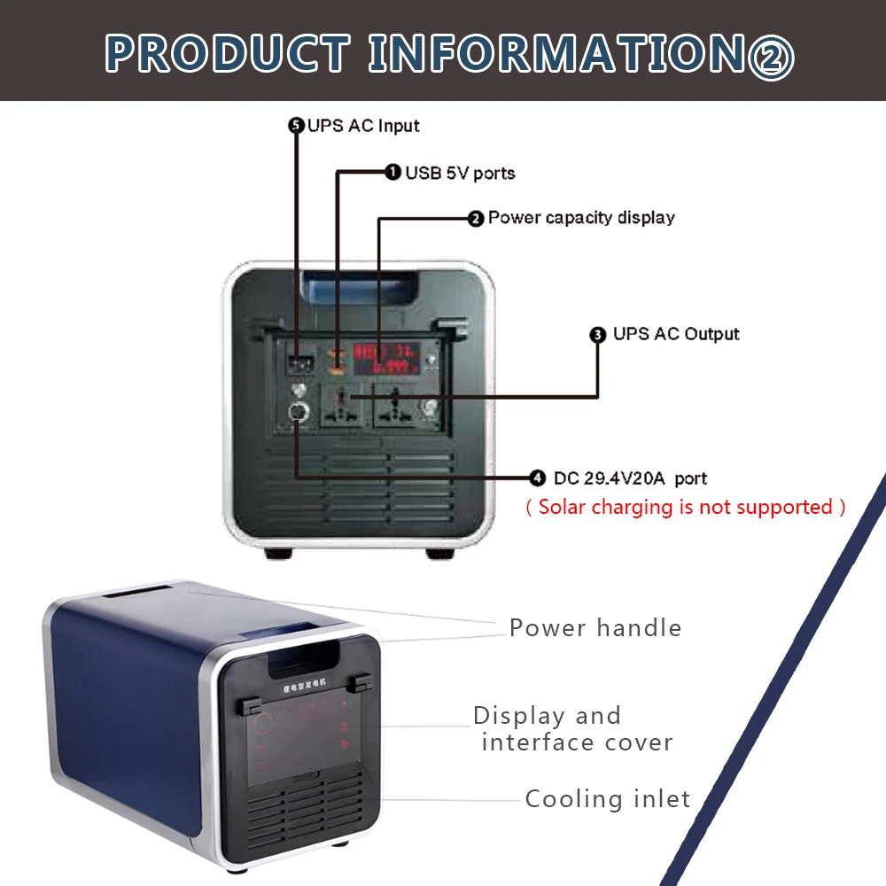 2000 Вт блок питания переменного и постоянного тока 27 кг трансформируемый
