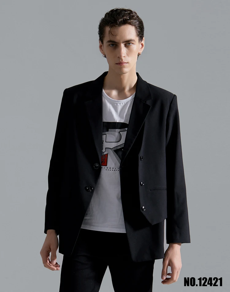 

Костюм-двойка мужской, женский, свободный, с оригинальным дизайном, осень, S-6XL