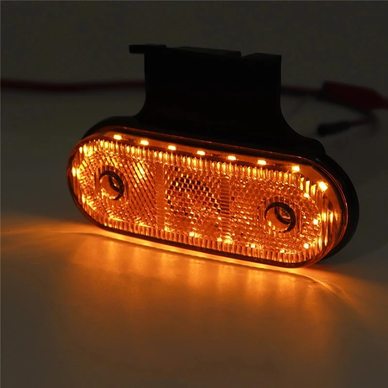

4Pcs 12V 24V 20 LED Car Truck Side Marker Light Rear Tail Light Accessories for RV Trailer Lorry Pickup Boat