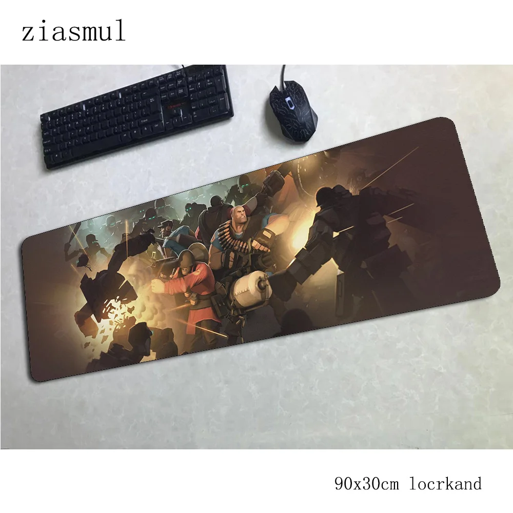 Игровой компьютерный коврик для мыши team fortress 2 шт. 90x30 см большой эргономичный