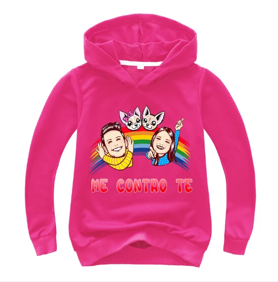 Модная детская толстовка с надписью Me VS Te|Толстовки и кофты| |