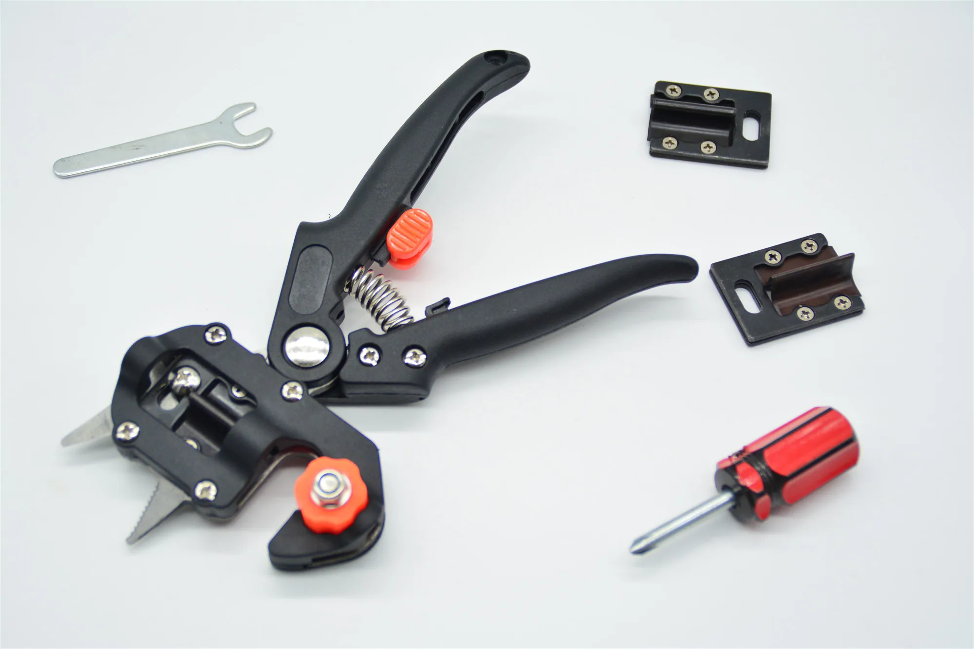 1 шт. черный нож для прививки многофункциональный прививания фруктовых деревьев