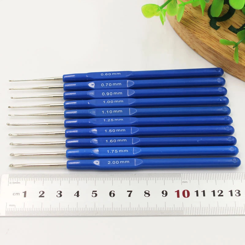 10 шт. крючком Для женщин дома нить Вязание иглы переплетения нитей вязальные