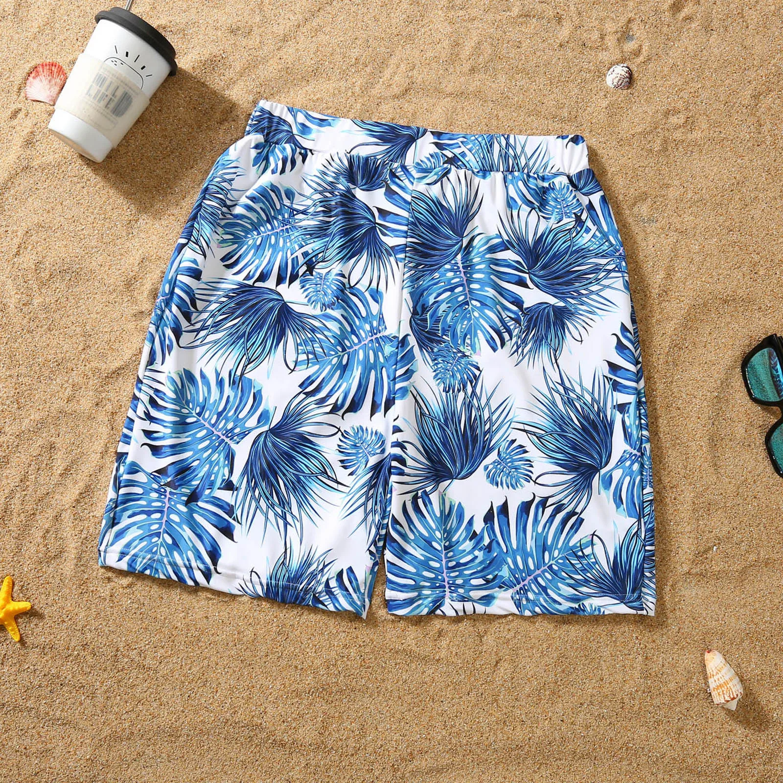 Детский Эластичный пляжный купальник для маленьких мальчиков плавки шорты