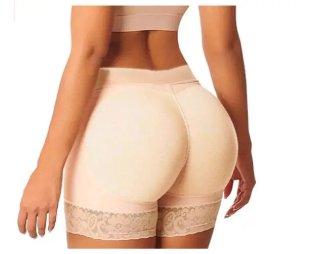 Горячая кожа Кружева женские мягкие бум брюки усилитель Shaper Butt Lifter Booty Boyshorts