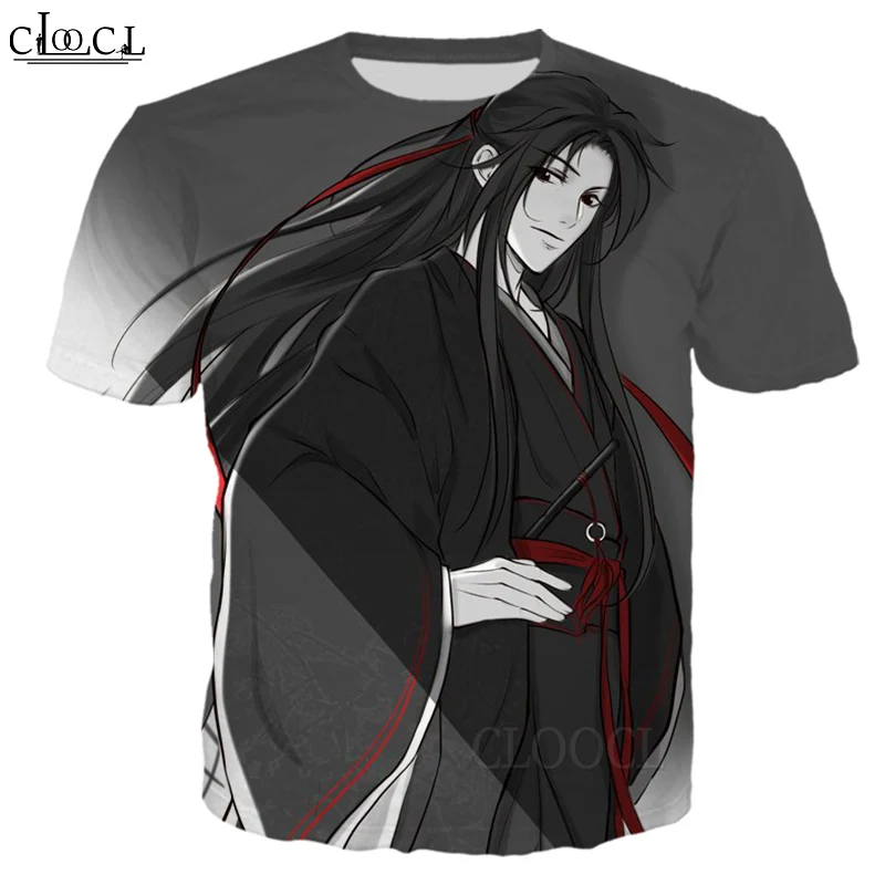 

HX Newest Anime MO DAO ZU SHI 3D Print Men Women Fashion T-shirts Harajuku Clothes Oversized Tee Shirts Tops Drop Shipping