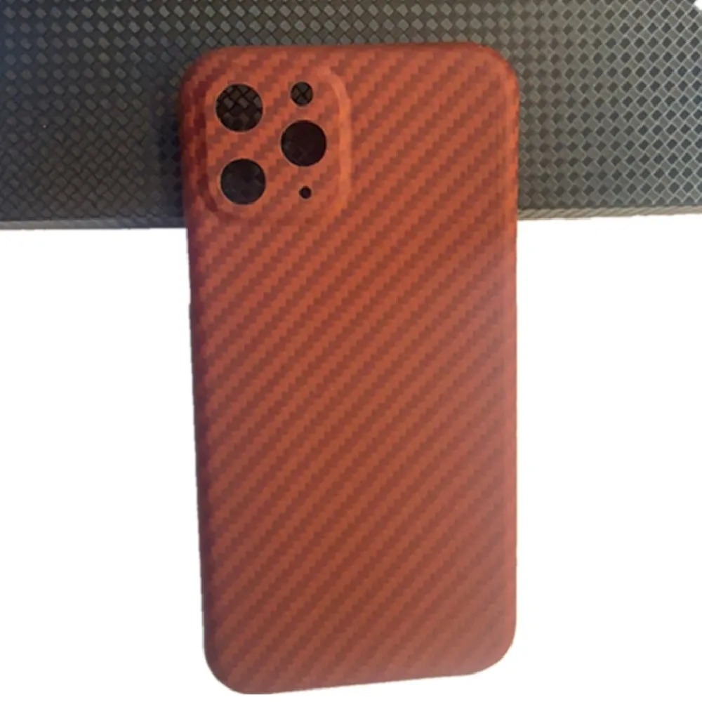 

Anti-Fall Hard Cover For iPhone 12 12 Pro Carbon Fiber Case For iPhone 12 Mini 12 Pro Max Ultra-thin Real Carbon Fiber Case