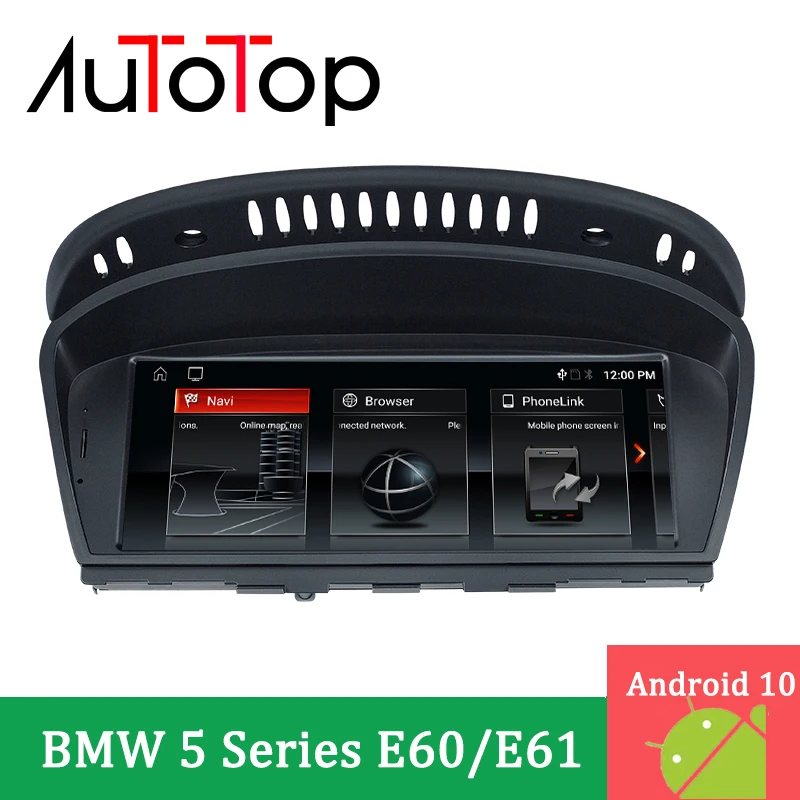 AUTOTOP 8 &quotIPS экран Android 10 0 Автомобильный мультимедийный плеер для E60 E61 E62 E63 E90 E91 2004