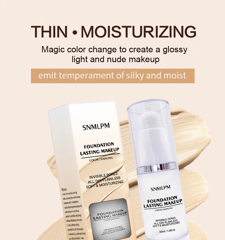 

Face makeup matte foundation Base Long Wear Moisturizer Oil Control Concealer Liquid Foundation Cream Long Lasting 24 Hours